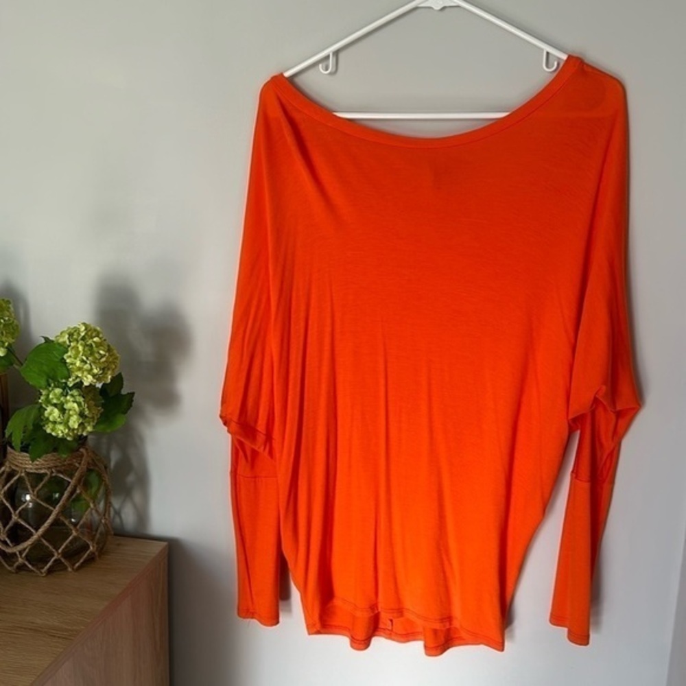 Amazon batwing sleeve top orange Clemson Florida auburn NWOT TUNIC SIZE SMALL